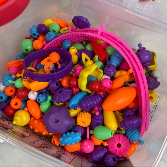 New Snap Pop Beads for Kids Jewelry Making Kit DIY Bracelets Hairband - Picture 9 of 13